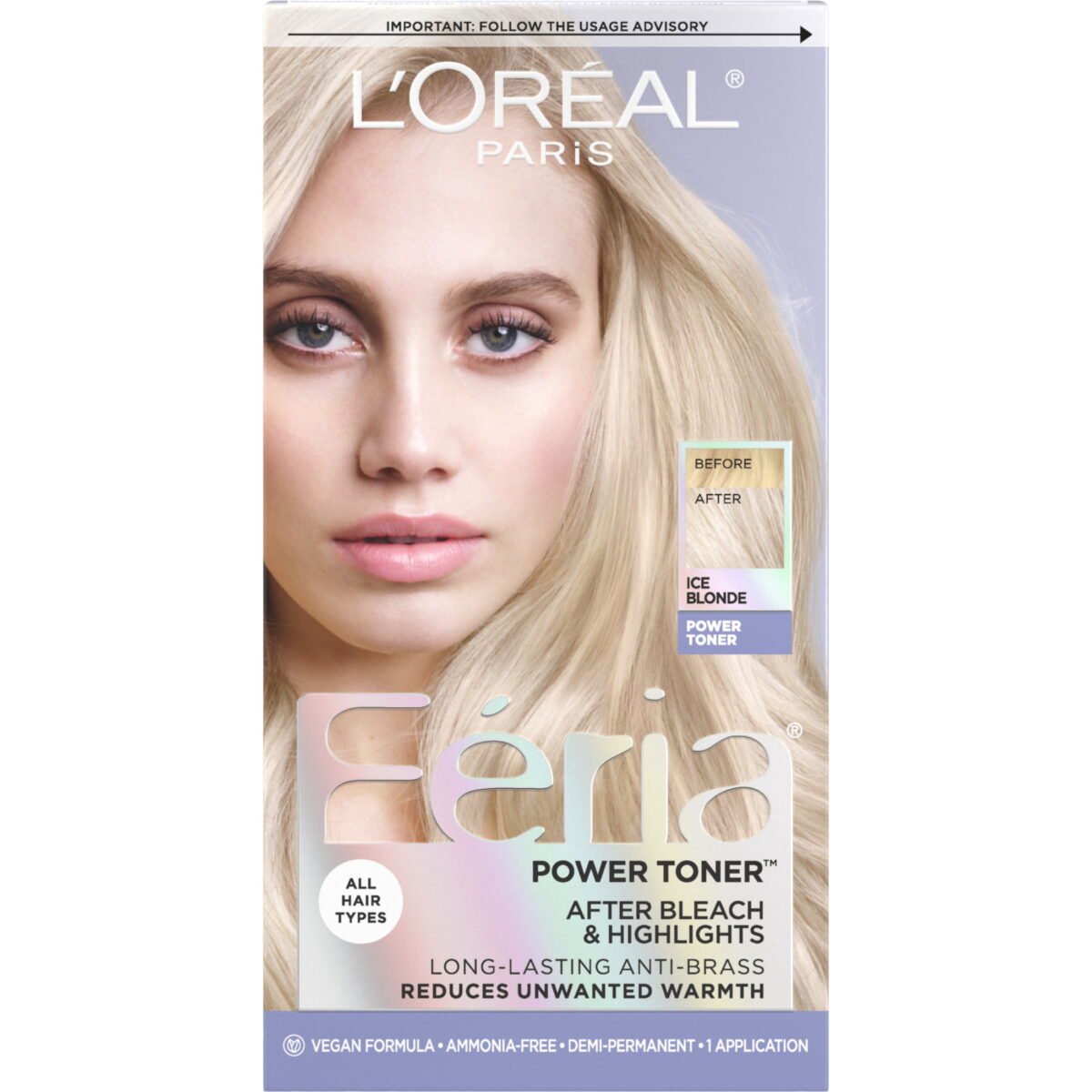 L'Oreal Paris Feria Shimmering Permanent Hair Color, R57 Cherry Crush ...